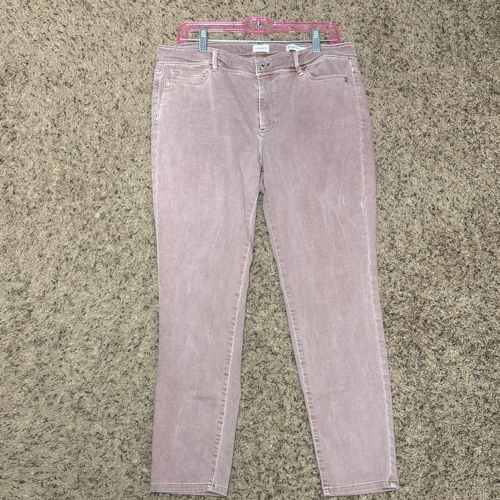 J. Jill Light Pink Skinny Jeans